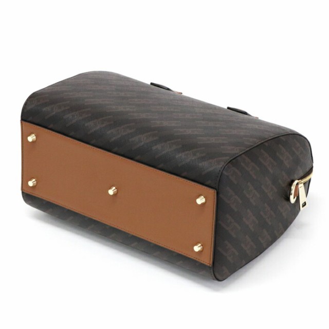 フルラ FURLA ヴァーシティ スタイル 2WAYバッグ PVC / レザー ロゴ WB00921BX16710054S ハンドバッグ 手提げかばん ミニボストン レディース カフェ (ブラウン) 新品同様 中古 mba31003の通販は
