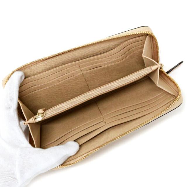 Aランク】 コーチ COACH アコーディオン ウォレット パテント レザー