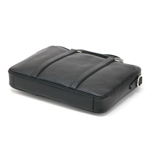 コーチ COACH ブリーフケース レザー F59056 ビジネスバッグ 書類かばん 2WAYバッグ 肩掛け 斜め掛け メンズ ブラック 中古 mbc01014_4