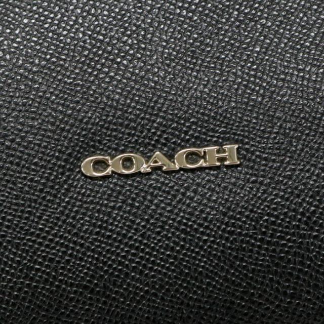 コーチ COACH ブリーフケース レザー F59056 ビジネスバッグ 書類かばん 2WAYバッグ 肩掛け 斜め掛け メンズ ブラック 中古 mbc01014_6