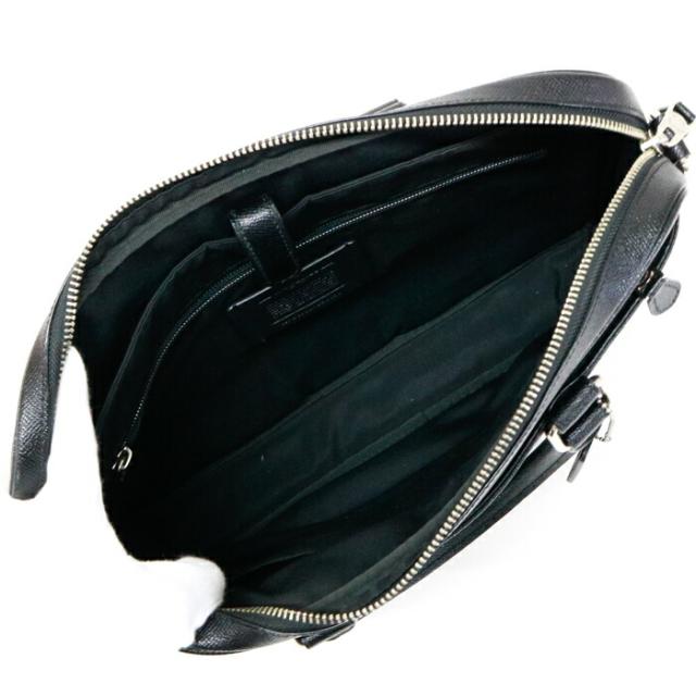 コーチ COACH ブリーフケース レザー F59056 ビジネスバッグ 書類かばん 2WAYバッグ 肩掛け 斜め掛け メンズ ブラック 中古 mbc01014_8