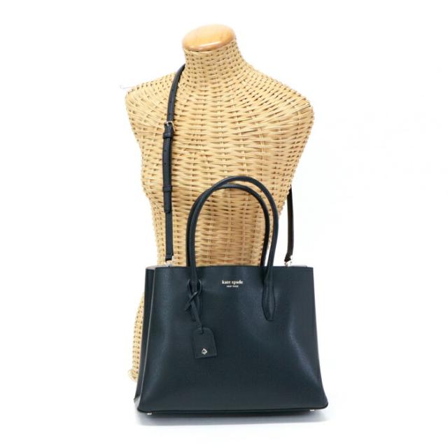 ケイトスペード Kate Spade エヴァ ミディアムサッチェル レザー WKRU5696 トートバッグ 2WAYバッグ 肩掛け ハンドバッグ レディース ブラック 新品同様 中古 mbc17002の通販は 14,256円