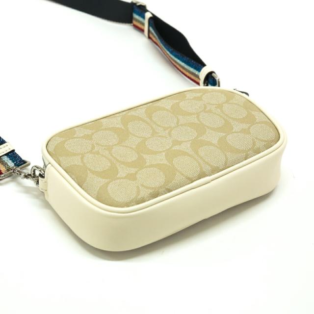 コーチ COACH ミニ ショルダーバッグ PVC レザー シグネチャー ミニーマウス プリント F31349 ミニ ショルダーバッグ クロスボディ 斜め掛け 肩掛け ポシェット ディズニー コラボ レディース ライトカーキ (ベージュ) / アイボリー / マルチカラー 極美品 中古 mbc22010_3