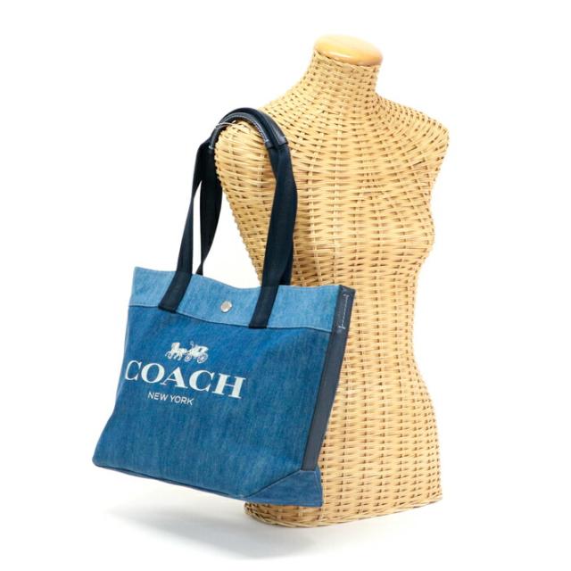 コーチ デニムトートバッグ 人気