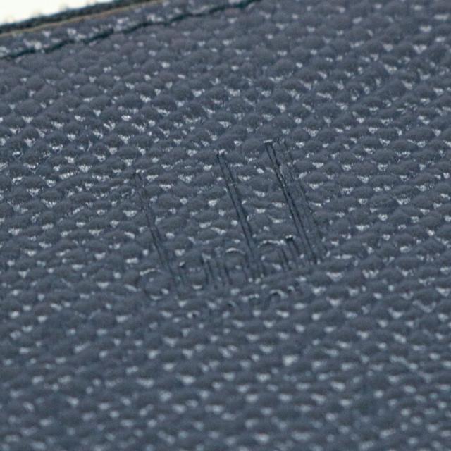 ダン吸血鬼 dunhill クラッチペダル御徒面子 PVC なめし革 二つ目御徒面子 経口避妊薬入れもの 周遊入れもの 同盟罷業一巡り付 メンズ レディース 米国海軍 / 薄墨色 中古 mbd28003