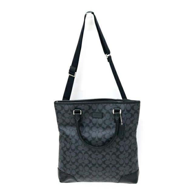 コーチ COACH ヘリテージ フォールドオーバー PVC レザー シグネチャー 