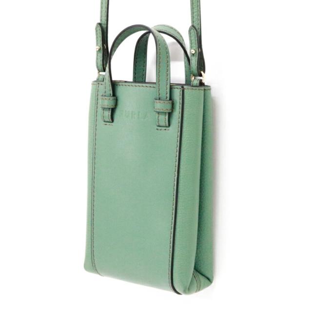 フルラ FURLA ミアステラ クロスボディ ミニバッグ ローマグレインレザー エラクルグレインレザー WE00289 スマホショルダー 斜め掛け 肩掛け ミニ ショルダーバック スマホケース レディース ミネラルグリーン (グリーン) 中古 mbe04001_3