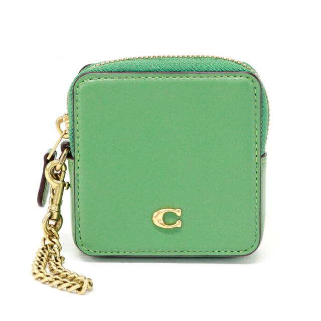 COACH コース コインケース 小銭入れ財布 ソフトグリーン 緑色