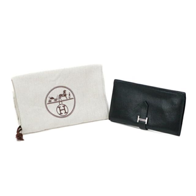 Bランク】 エルメス HERMES ベアン クラシック レザー SV金具 □G刻印 