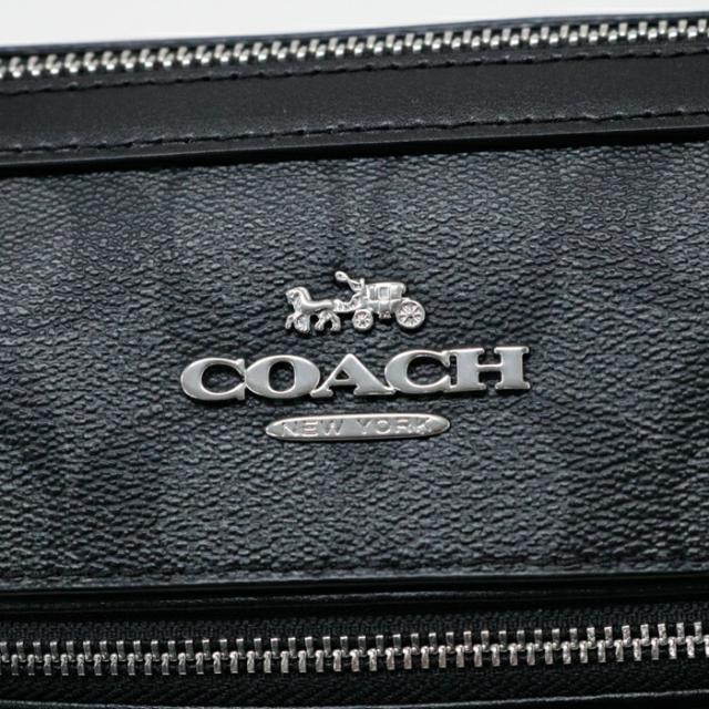 【Aランク】 コーチ COACH ローアン サッチェル シグネチャー キャンバス PVC / スムース レザー 83607 ハンドバッグ 手提げかばん ミニ ボストンバッグ レディース グラファイト (グレー) / ブラック 美品 中古 mbg18006の通販は