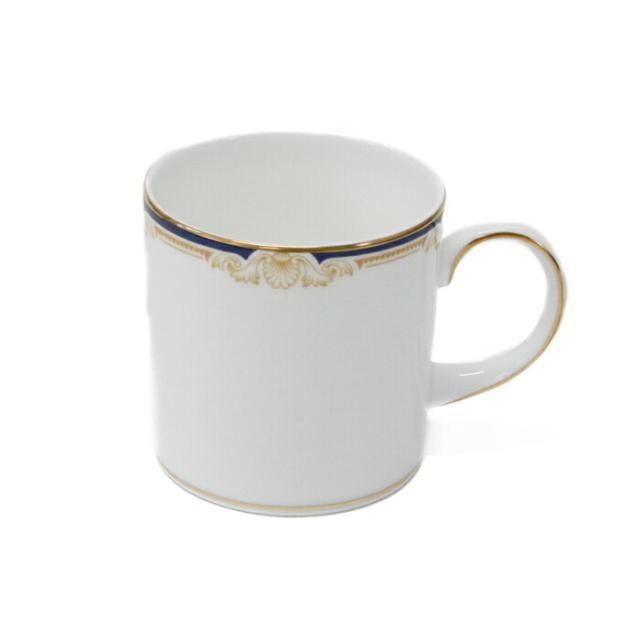 【SAランク】 ウェッジウッド WEDGWOOD キャベンディッシュ / CAVENDISH デミタスカップ ＆ ソーサー 5客 ティーポット セット ボーンチャイナ (陶器) カップ コップ ポット 皿 食器 ティーセット メンズ レディース ホワイト / ブルー / 金彩 極美品 中古 mbg28001