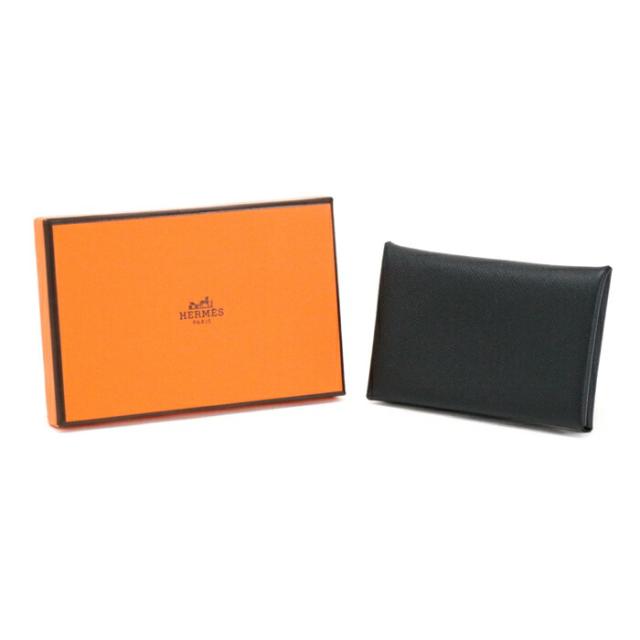 【SAランク】 エルメス HERMES カルヴィ ヴォーマダム (レザー) SV金具 W刻印 2024年 078309CK カードケース コインケース コンパクトウォレット 二つ折り財布 ミニ財布 マルチケース レディース メンズ ノワール (ブラック) 極美品 中古 mbh01007の通販は 67,800円