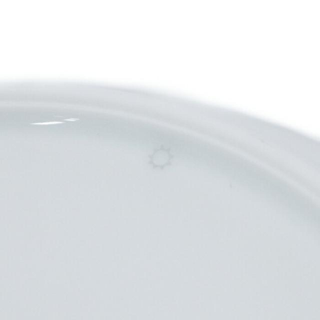 【SAランク】 エルメス HERMES シリアルプレート モザイク ヴァンキャトル 24 ポーセリン (陶磁器) スープ皿 中皿 プレートボウル 食器 H柄 メンズ レディース グレー / ホワイト / プラチナ 正規品 極美品 中古 mbh25011