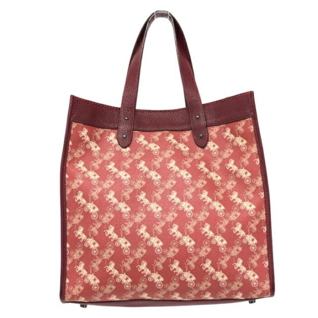 ABランク】 コーチ COACH フィールドトート ホースアンドキャリッジ