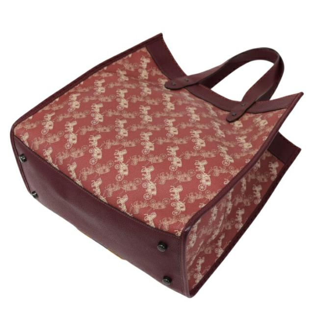 ABランク】 コーチ COACH フィールドトート ホースアンドキャリッジ