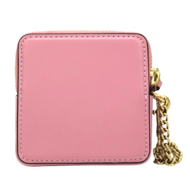 新品未使用 COACH コインケース ピンク レザー 希少 未使級 COACH コーチ 小銭入れ コインケース キーリング