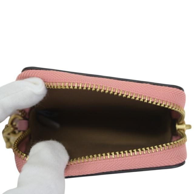 【Aランク】 コーチ COACH スモール チェーン リストレット スムース カーフ レザー CI811G ケース カードケース 小物入れ マルチケース レディース ピンク 正規品 美品 中古 mbi20004 Aランク】 コーチ COACH スモール チェーン リストレット スムース