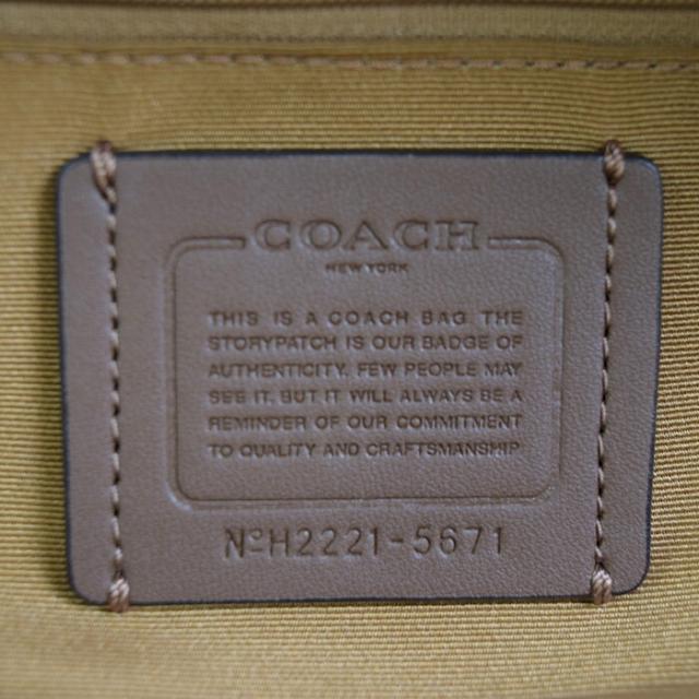 ABランク】 コーチ COACH コート バックパック PVC / リファインド