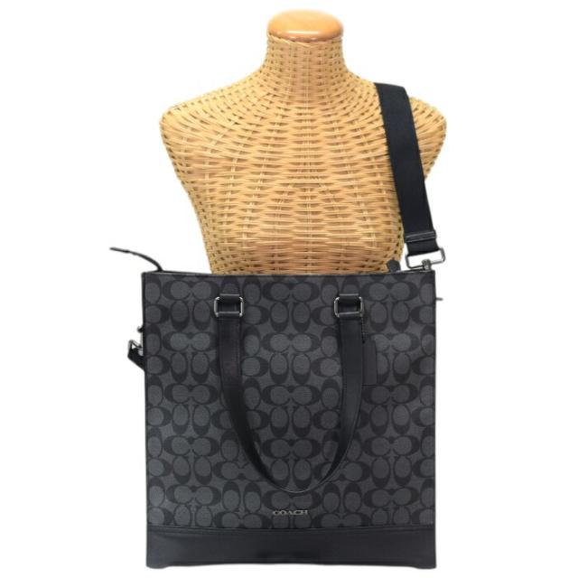 美品✨コーチ グラハム ストラクチャード ビジネス トートバッグ 黒