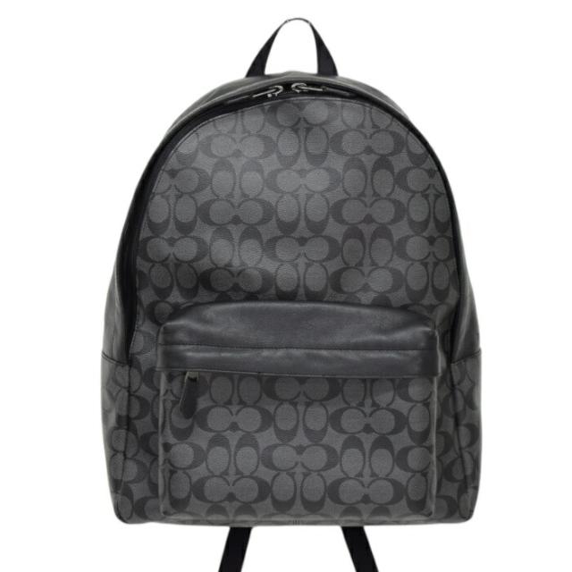 ABランク】 コーチ COACH バックパック PVC / レザー シグネチャー 