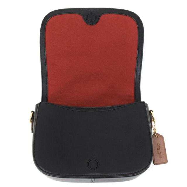 Aランク】 コーチ COACH サドル バッグ ウィズ ホース アンド
