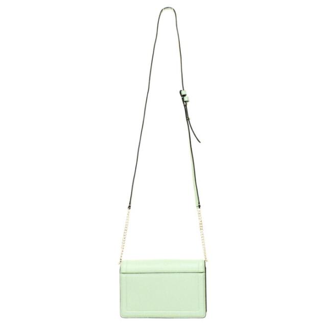 【ABランク】 ケイトスペード Kate Spade ノット フラップ クロスボディ ペブルレザー K6830 スモール ショルダーバッグ チェーンバッグ クロスボディ 斜め掛け レディース グリーン 正規品 中古 mbj19021_2