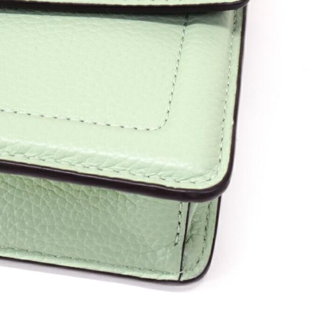 【ABランク】 ケイトスペード Kate Spade ノット フラップ クロスボディ ペブルレザー K6830 スモール ショルダーバッグ チェーンバッグ クロスボディ 斜め掛け レディース グリーン 正規品 中古 mbj19021_5