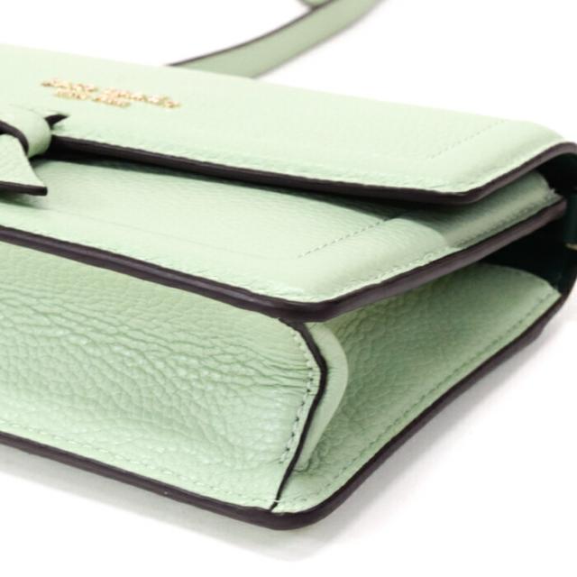 【ABランク】 ケイトスペード Kate Spade ノット フラップ クロスボディ ペブルレザー K6830 スモール ショルダーバッグ チェーンバッグ クロスボディ 斜め掛け レディース グリーン 正規品 中古 mbj19021_6