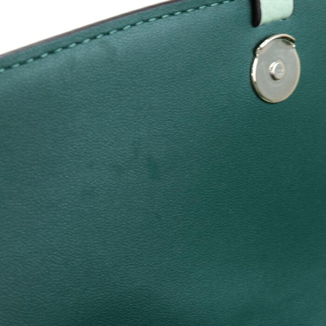 【ABランク】 ケイトスペード Kate Spade ノット フラップ クロスボディ ペブルレザー K6830 スモール ショルダーバッグ チェーンバッグ クロスボディ 斜め掛け レディース グリーン 正規品 中古 mbj19021_8