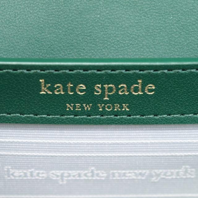 【ABランク】 ケイトスペード Kate Spade ノット フラップ クロスボディ ペブルレザー K6830 スモール ショルダーバッグ チェーンバッグ クロスボディ 斜め掛け レディース グリーン 正規品 中古 mbj19021_9