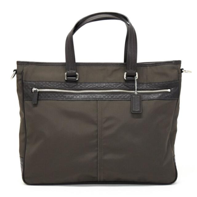 ABランク】 コーチ COACH ビジネスバッグ ナイロン / レザー ミニ