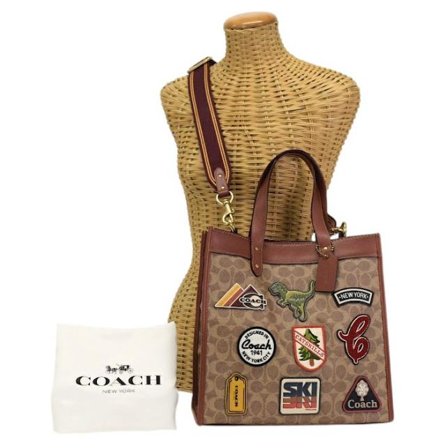 Aランク】 コーチ COACH フィールド トート シグネチャー