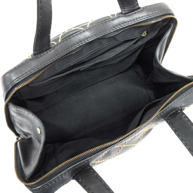 Bランク】 シャネル CHANEL ワイルドステッチ ハンドバッグ カーフ