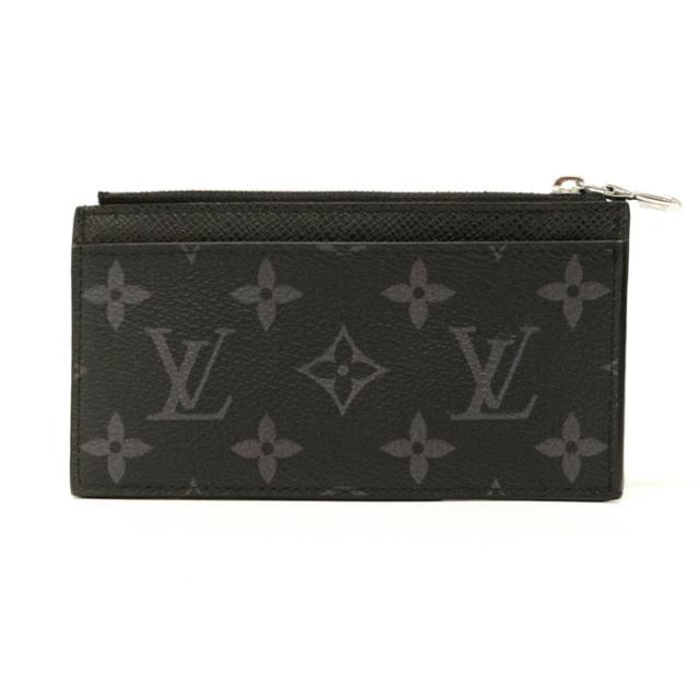 【Aランク】 ルイヴィトン LOUIS VUITTON コインカードホルダー モノグラム エクリプス (PVC / レザー) M69533 カードケース コインケース フラグメントケース カードホルダー ミニ財布 メンズ ブラック 正規品 美品 中古 mbk26013_1
