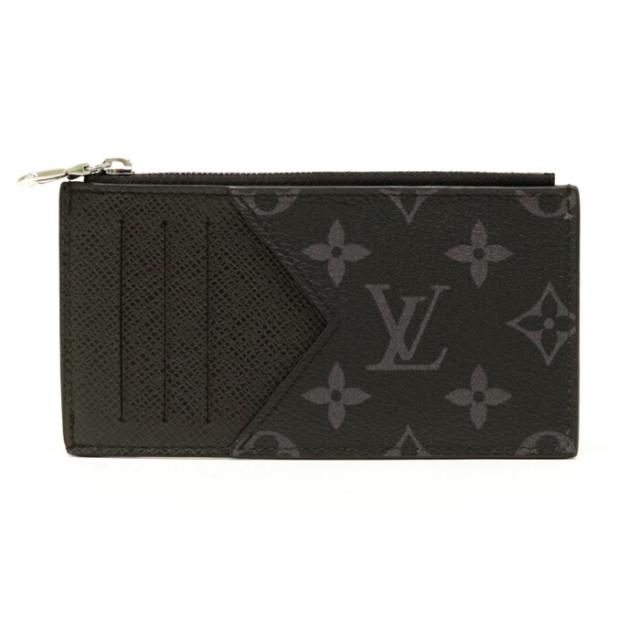 【Aランク】 ルイヴィトン LOUIS VUITTON コインカードホルダー モノグラム エクリプス (PVC / レザー) M69533 カードケース コインケース フラグメントケース カードホルダー ミニ財布 メンズ ブラック 正規品 美品 中古 mbk26013_2