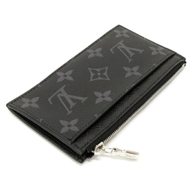 【Aランク】 ルイヴィトン LOUIS VUITTON コインカードホルダー モノグラム エクリプス (PVC / レザー) M69533 カードケース コインケース フラグメントケース カードホルダー ミニ財布 メンズ ブラック 正規品 美品 中古 mbk26013_3