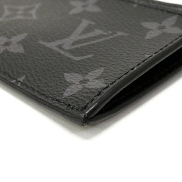 【Aランク】 ルイヴィトン LOUIS VUITTON コインカードホルダー モノグラム エクリプス (PVC / レザー) M69533 カードケース コインケース フラグメントケース カードホルダー ミニ財布 メンズ ブラック 正規品 美品 中古 mbk26013_4