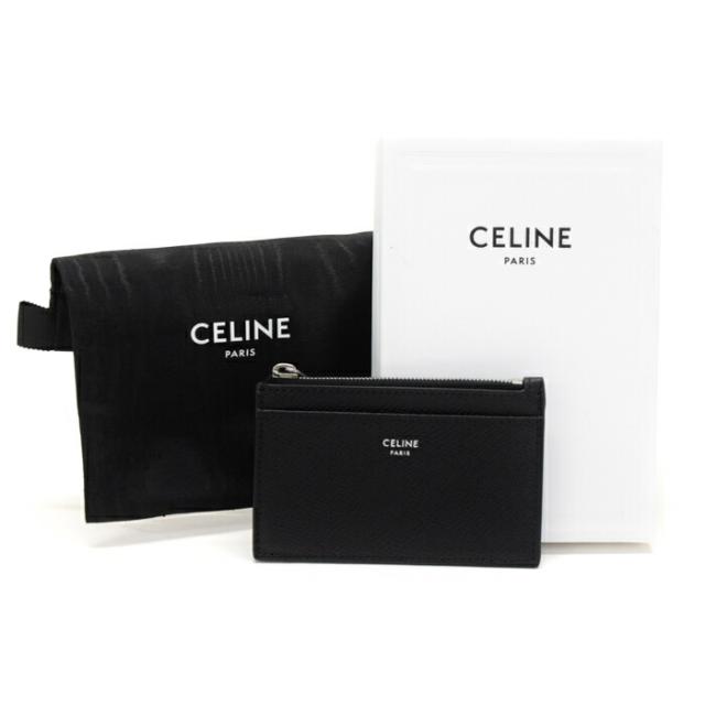 Black ファッション celine カードケース ジップ付き セリーヌ ブラック
