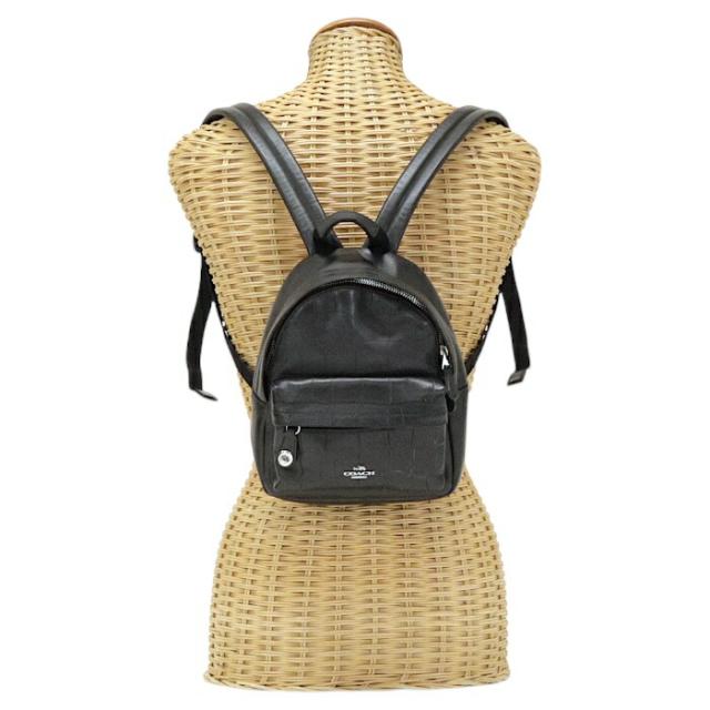COACH コーチ チャーリー リュック バックパック ブラック レザー COACH コーチ リュックバッグ バッグパック チャーリー ミディアム 茶色