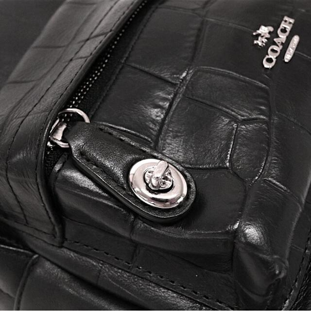 ABランク】 コーチ COACH ミニ チャーリー バックパック レザー クロコ