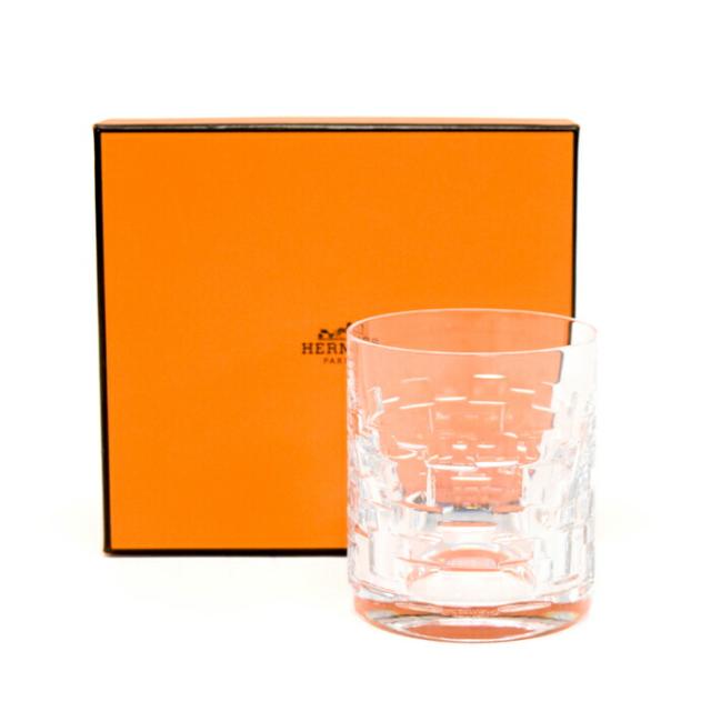 【SAランク】 エルメス HERMES ゴブレット アダージュ PM クリスタル P010231P 200 ml クリスタル ガラス 一輪挿し インテリア ヴィンテージ レディース メンズ クリア 正規品 極美品 中古 mbl28008