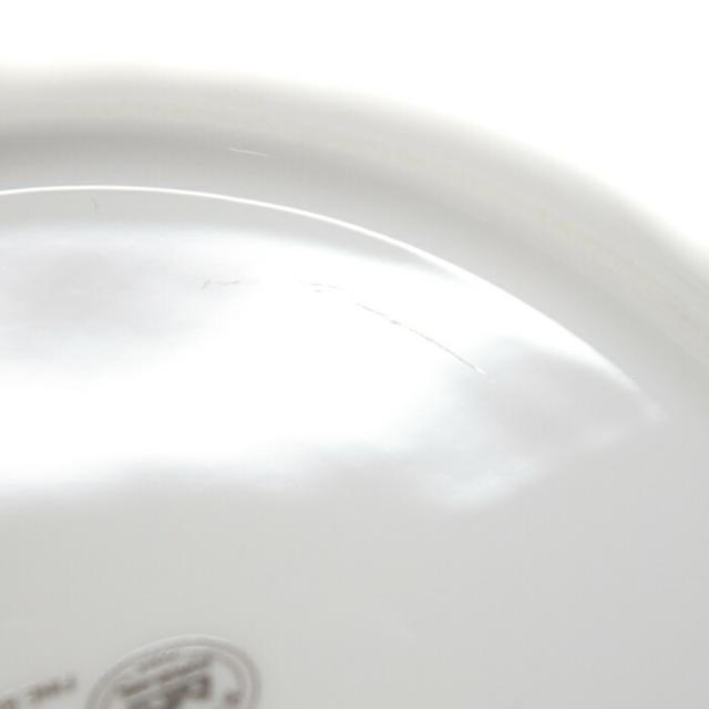 【Aランク】 エルメス HERMES デザートプレート 陶器 silhouettes プレート 皿 食器 インテリア レディース メンズ ホワイト 正規品 美品 中古 mbl30020