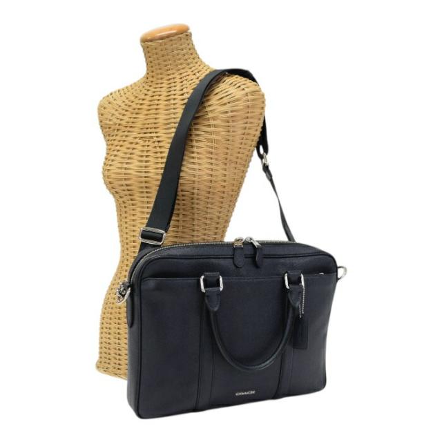 ほぼ未使用品✨コーチ グラハム ストラクチャード ブリーフケース 2way 紺 ほぼ未使用品✨コーチ グラハム ストラクチャード ブリーフケース 2way 紺