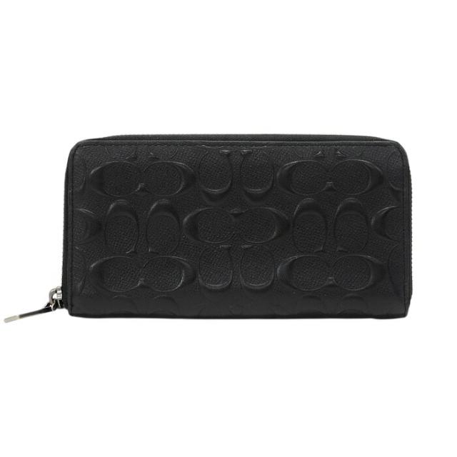 コーチ COACH 長財布 財布 シグネチャー アコーディオンラウンドジップ
