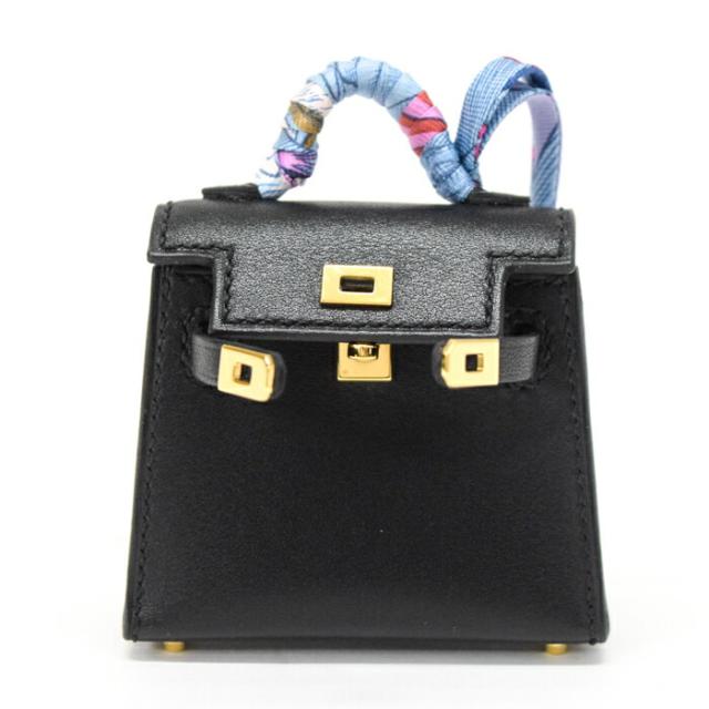【Nランク】 エルメス HERMES ケリートゥイリー タデラクト (レザー) GD金具 U刻印 (2022年) ケリー バッグチャーム バッグ アクセサリー レディース メンズ ノワール (ブラック) 正規品 未使用 展示品 中古 mbm27001_5
