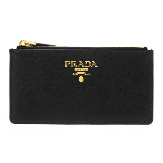 PRADA サフィアーノレザー フラグメントケース 黒 【公式通販】