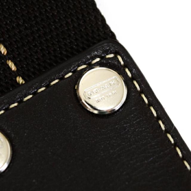 ABランク】 コーチ COACH ボストンバッグ PVC / レザー シグネチャー