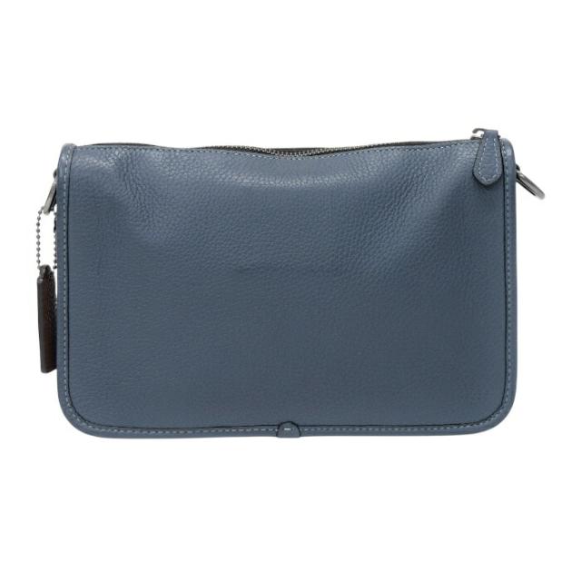 【AB位置づける】 コーチ職 COACH ヘリテージ オープンカー クロスボディ・コーチ 縞模様 リファインド ペブル なめし革 CG998 ショルダーバッグ 差し交わす上半身 肩かけ 曲がったかけ ジーンズ (青味) / マルチ 定まり品 中古 mbm28012
