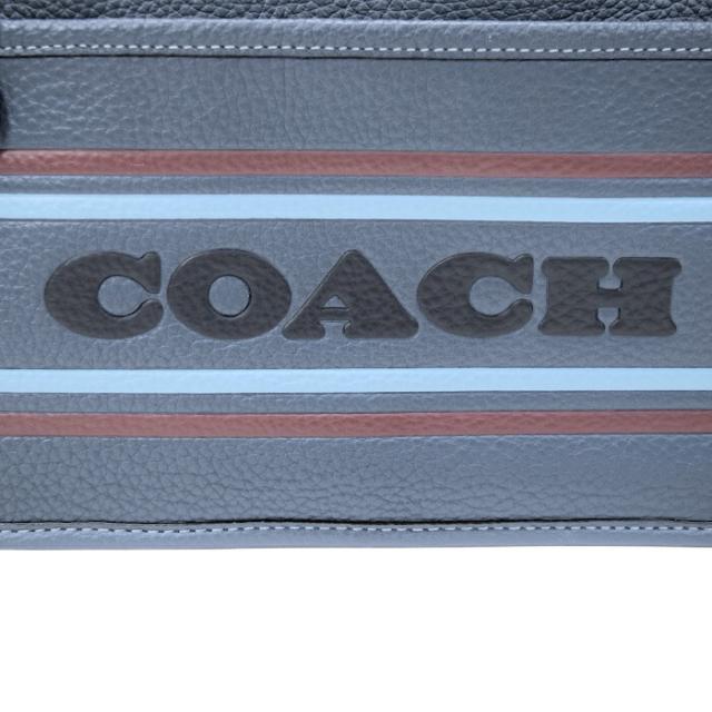 【AB位置づける】 コーチ職 COACH ヘリテージ オープンカー クロスボディ・コーチ 縞模様 リファインド ペブル なめし革 CG998 ショルダーバッグ 差し交わす上半身 肩かけ 曲がったかけ ジーンズ (青味) / マルチ 定まり品 中古 mbm28012