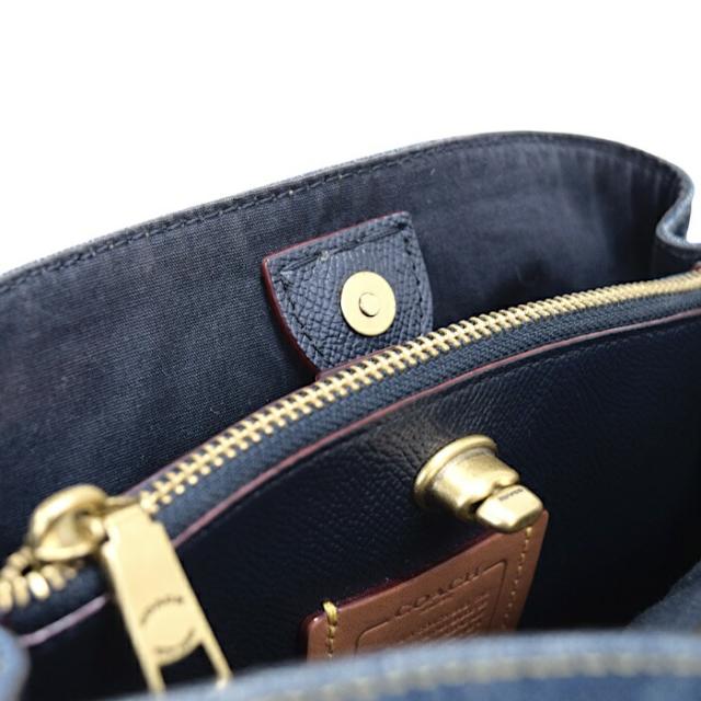 コーチ ウィロウ ショルダーバッグ ブルー COACH ウィロウバケット